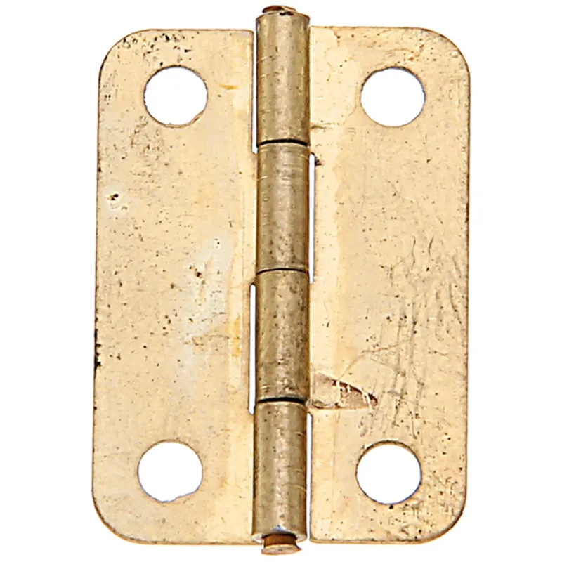 Alberts ALBERTS Schatullen-Scharnier, vermessingt, LxB 24x17 mm, Karte à 4 Stk. – Produktbild 1 von 1