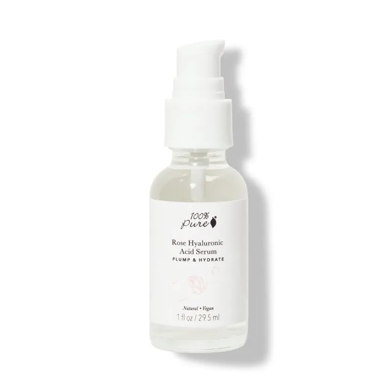 100% PURE® - Purity Cosmetics Rose Hyaluronic Acid Serum - Feuchtigkeitsserum – Produktbild 1 von 2
