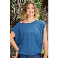 nice to meet me nice to meet me Damen vegan Relax T-Shirt Blue Moon – Produktbild 1 von 1