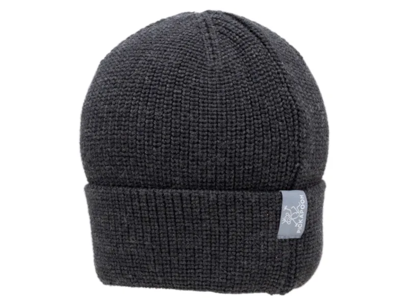 Pickapooh Pickapooh Mütze Wolle Seide Strick schwarz Gr.1 (50-54 cm), Schwarz, – Produktbild 1 von 2