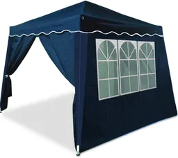 Casaria® Faltpavillon Capri Blau 3x3m inkl 4 Seitenwänden UV-Schutz 50+ – Produktbild 1 von 1