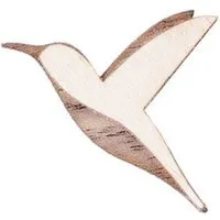 BeWooden BeWooden Holzbrosche Natural Hummingbird – handgefertigte Holz-Brosche mit Kolibri-Motiv – Produktbild 1 von 1