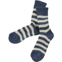 hirsch natur Kinder Socken Bio-Schurwolle jeans-natur-geringelt Gr.21-22 – Produktbild 1 von 1