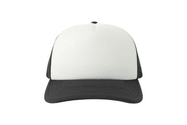 Atlantis Headwear Atlantis Headwear Damen / Herren Mesh Cap 15 Farben, Weiss/schwarz, – Produktbild 3 von 5