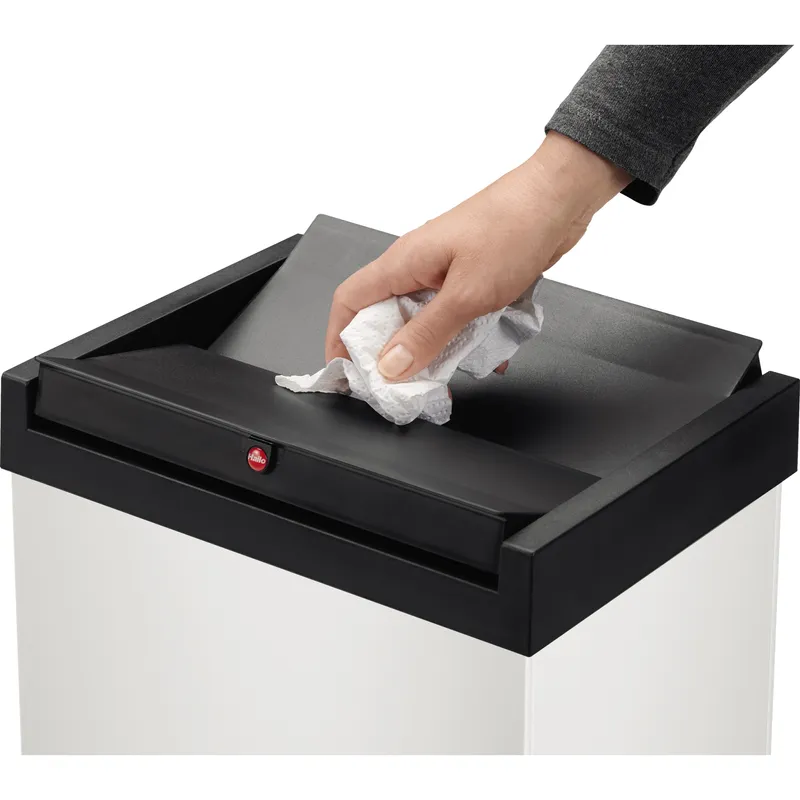 Hailo Hailo Abfalleimer "Big-Box Swing XL" 52 l, weiß – Produktbild 1 von 3