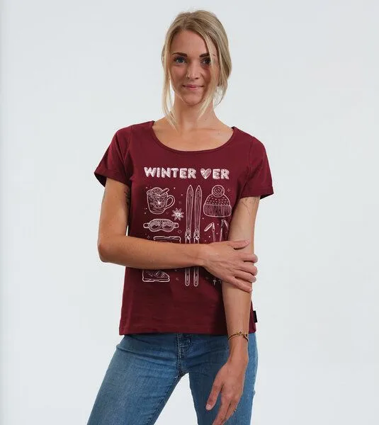 Gary Mash GARY MASH Shirt Taylor Winter Lover aus Biobaumwolle, Rot, – Produktbild 1 von 3