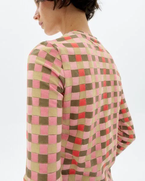 thinking mu thinking mu Brisa Longsleeve mit geometrischem Muster – Produktbild 4 von 4