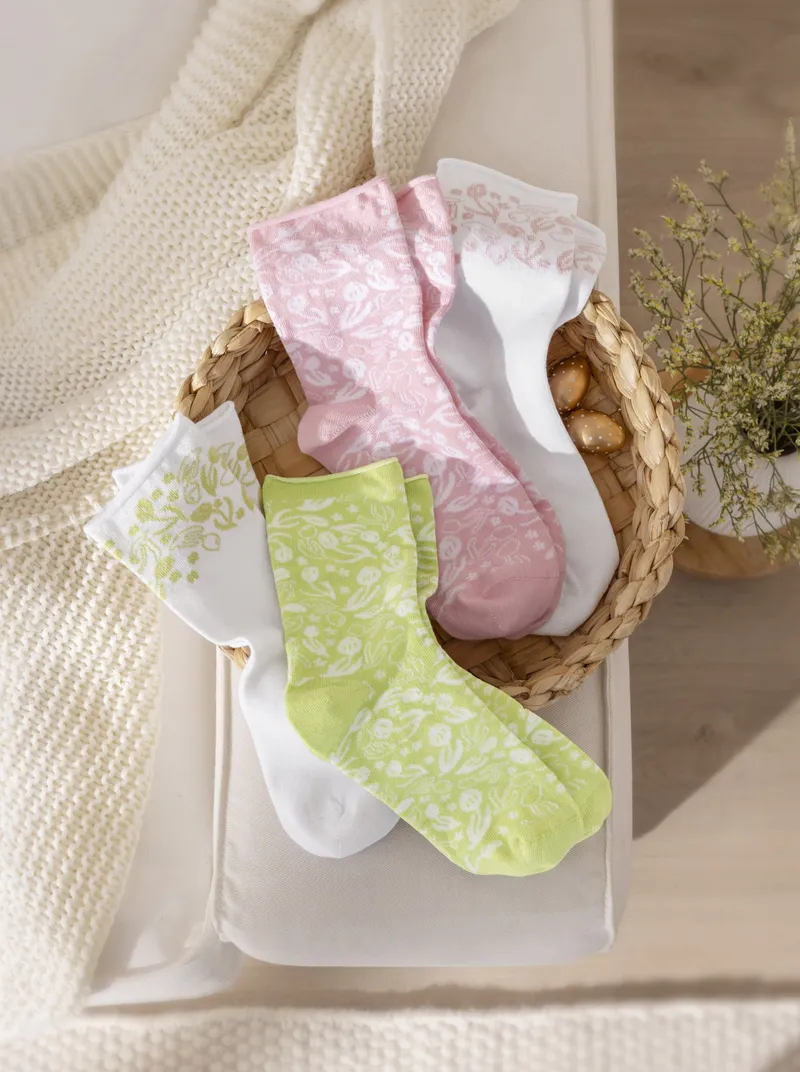 wäschepur Socken farbig-sortiert, Farbig-sortiert, – Produktbild 1 von 3