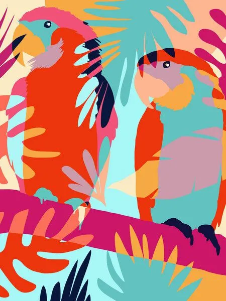 Photocircle Photocircle Poster / Leinwandbild - Couples That Camouflage Together, Stay Together – Produktbild 1 von 4