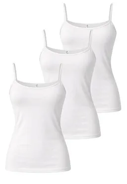 Haasis Bodywear Haasis Bodywear Damen Spaghetti Top, Glanzeinfass, 3er Pack, Bio Baumwolle – Produktbild 1 von 1