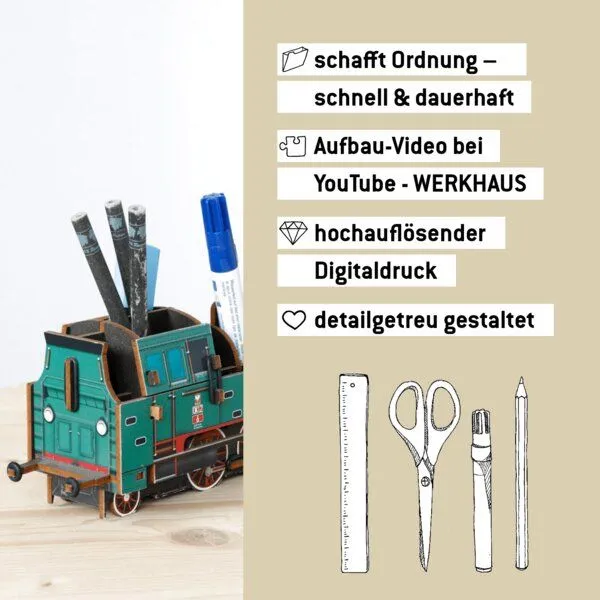 WERKHAUS WERKHAUS Stiftebox Dampflok OKl 2 – Produktbild 4 von 4