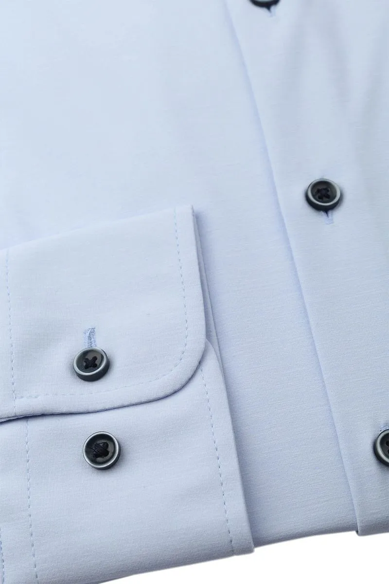 Pure Pure Functional Hemd Melange Hellblau - Größe 38 (S), Blau, – Produktbild 2 von 2