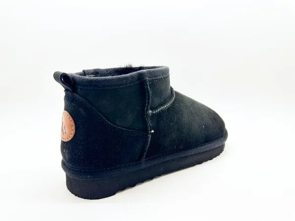 thies Stiefel aus Schaffell "thies Mega Shorty", Black (schwarz), – Produktbild 4 von 4