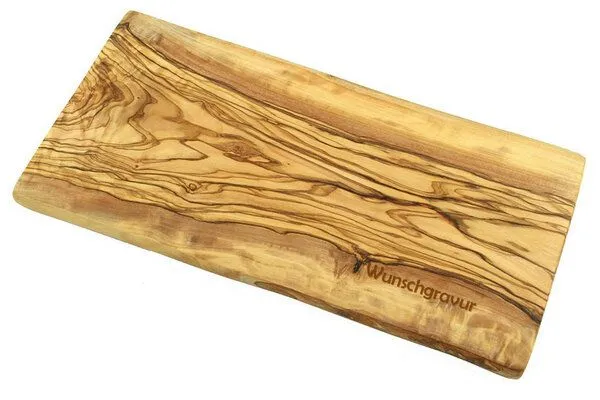 Olivenholz erleben Olivenholz erleben Frühstücksbrett ECKIG (30 x 15 cm) aus Olivenholz – Produktbild 3 von 6