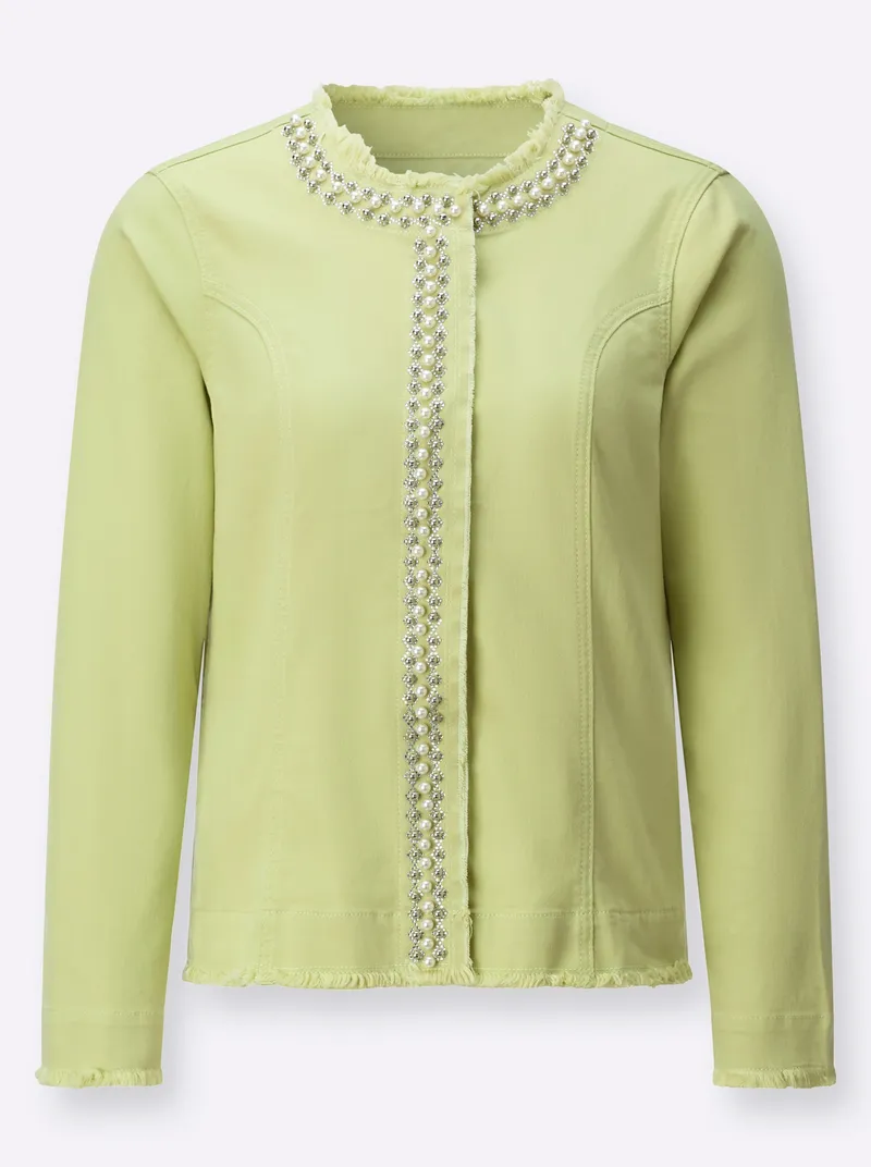 Witt Jeansblazer, Pistazie, – Produktbild 2 von 2