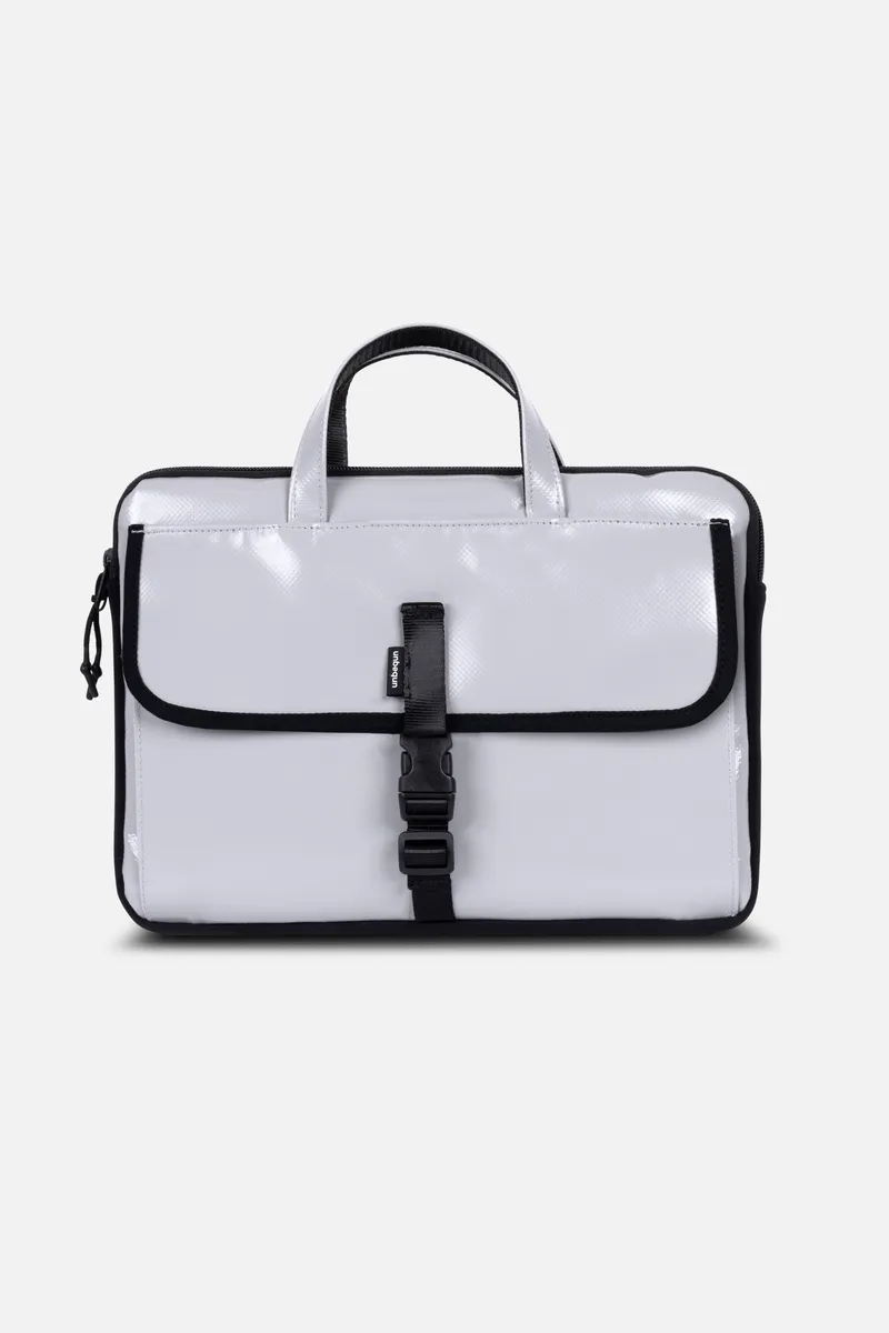 UNBEGUN UNBEGUN Herren vegan Laptop-Hülle Mit Griff, Grau, – Produktbild 2 von 2