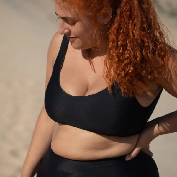 Inaska INASKA Reversible Bikini Top PURE, Schwarz, – Produktbild 1 von 4