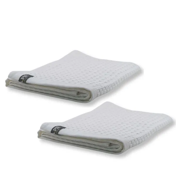 AGA.PIE AGA.PIE Handtuch-Set, Lyocell aus Bambuscellulose mit Bio-Baumwolle - 2 Stk., Weiß, – Produktbild 4 von 4
