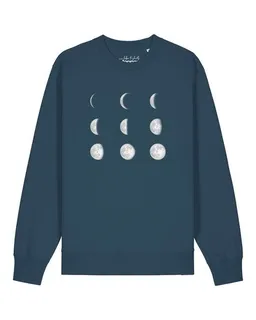 watapparel watapparel Sweatshirt Unisex Moonphases – Produktbild 1 von 1