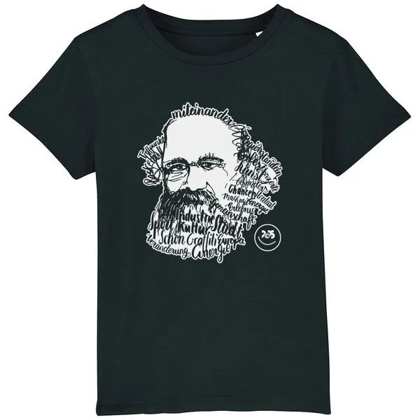 Spangeltangel Spangeltangel Kinder-T-Shirt "Chemnitz2025", Biobaumwolle, bedruckt, Schwarz, – Produktbild 1 von 4
