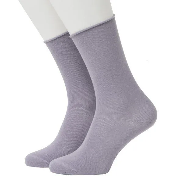 Opi & Max Opi & Max Roll Top Plain Socks, Violett, – Produktbild 1 von 1