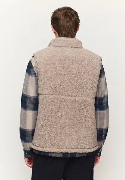 recolution recolution Fleece-Weste TEASEL, Hazel brown, – Produktbild 3 von 4