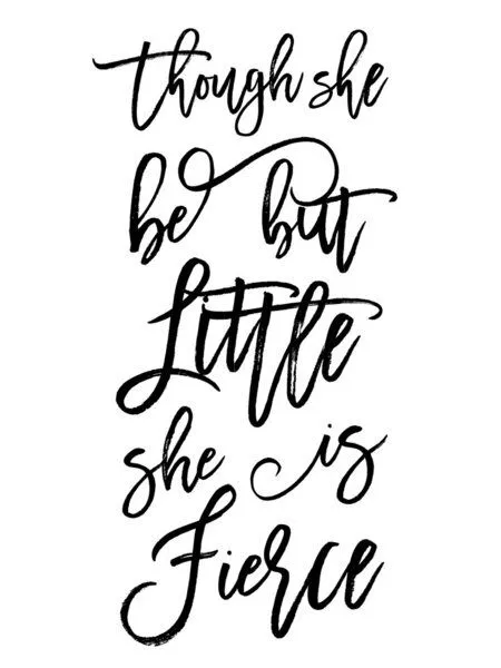 Photocircle Photocircle Poster / Leinwandbild - She is Fierce – Produktbild 1 von 4