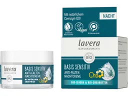 lavera Anti-Falten-Nachtcreme basis sensitiv mit Q10 – Produktbild 1 von 1
