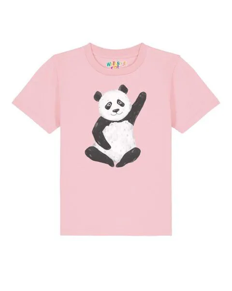 watabout.kids watabout.kids T-Shirt Kinder Panda, Cotton pink, – Produktbild 1 von 2