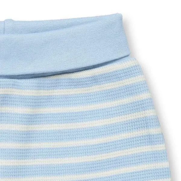 Sense Organics sense-organics Babyhose, Modell SJORS, Hellblau geringelt, – Produktbild 3 von 4