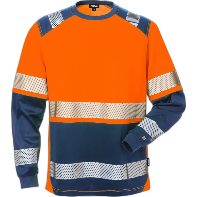 Fristads Langarmshirt Fristads Classe2 7457 THV, Orange, – Produktbild 1 von 1