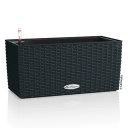 Lechuza® Lechuza® Pflanzkasten 'Balconera Cottage 40', schwarz, ca. 40 x 19 x H 19 cm – Produktbild 1 von 1