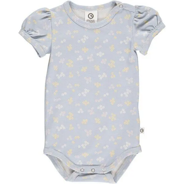 Fred's World by Green Cotton Fred's World by Green Cotton Body Kurzarm Daisy, Hellblau, – Produktbild 1 von 2