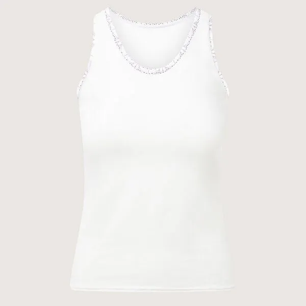 Frija Omina Frija Omina Bio Tanktop Unterhemd, Ecru (weiß), – Produktbild 1 von 4