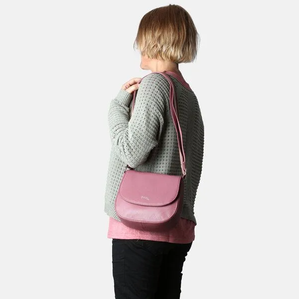 Vargu Vargu Leder-Umhängetasche Levina 1, Mauve, – Produktbild 4 von 4