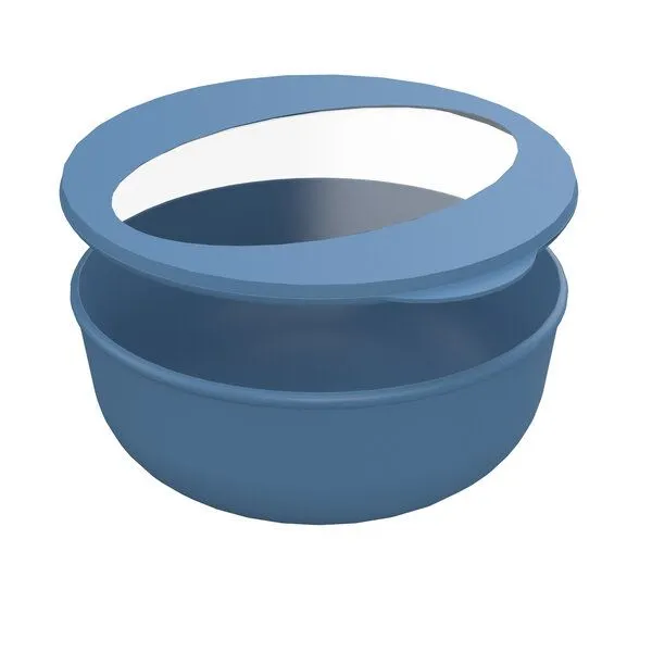 REuse REuse Salatbox 2,2l, Behagliches blau, – Produktbild 2 von 4