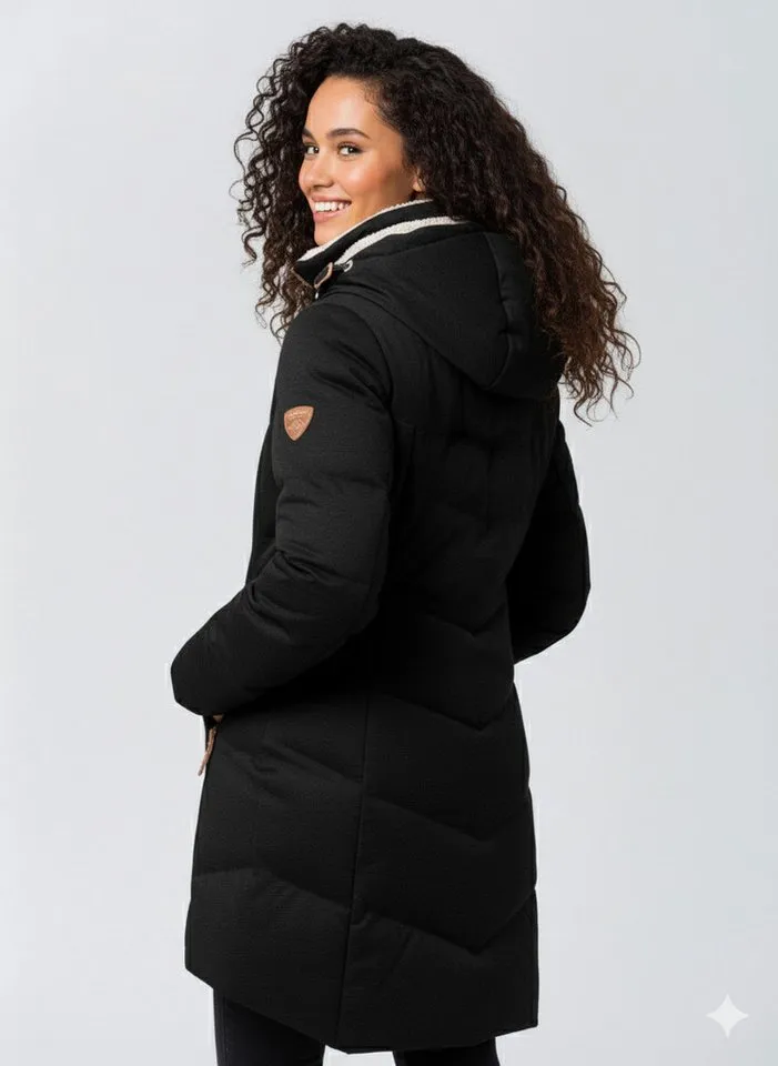 ragwear ragwear Funktionsparka PAVLA O, Schwarz, – Produktbild 2 von 3