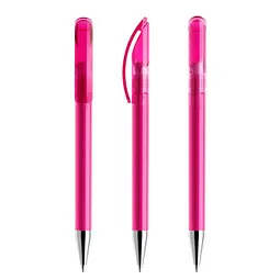 prodir prodir® Drehkugelschreiber DS3 TTC Twist, blaue Mine, pink – Produktbild 1 von 1