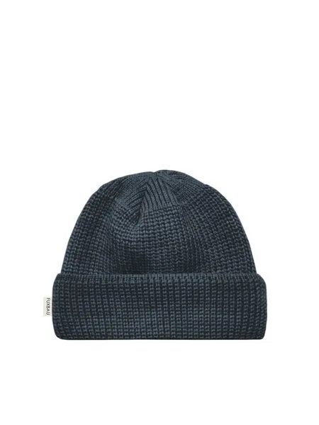FUXBAU FUXBAU Kurze Merino Fischermütze, Anthrazit, – Produktbild 2 von 4