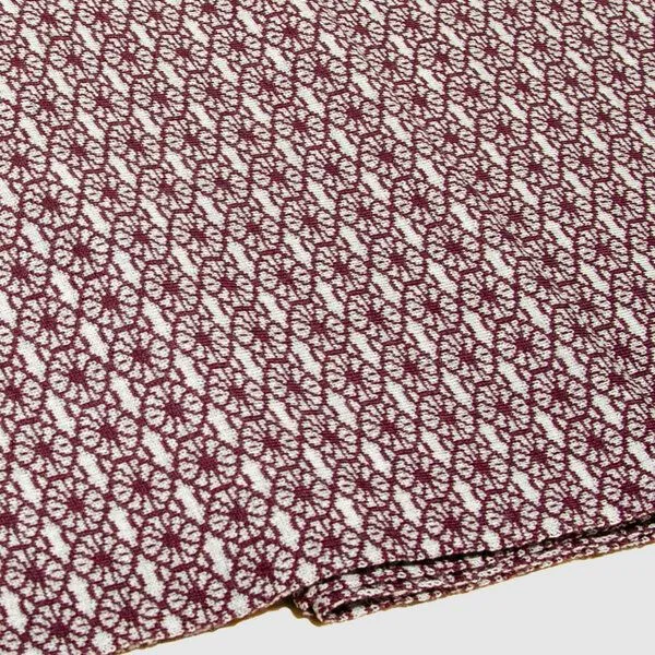 LANARTO slow fashion LANARTO slow fashion Schal Muster 'Blüte' zweifarbig gestrickt aus mulesingfreier Merinowolle, Grau (silber), – Produktbild 3 von 3