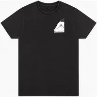 ilovemixtapes ilovemixtapes Unisex T-Shirt „Bergpanorama“ – Bio-Baumwolle, Stone Washed Sage Green, Denim Blue & Black, Fair Wear, Blau, – Produktbild 1 von 1