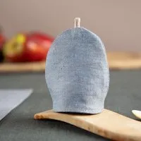 nahtur design nahtur-design Eierwärmer aus Bioleinen mit Feinloden | Bring Farbe auf Deinen Tisch – Produktbild 1 von 1