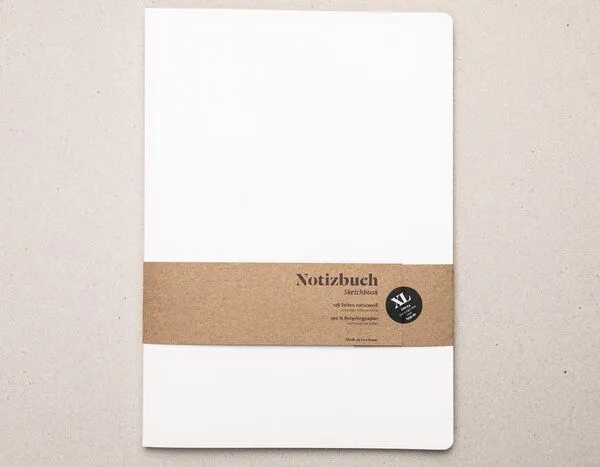 tyyp tyyp Notizbuch A4 Softcover – Recyclingpapier – blanko – perforiert – Produktbild 2 von 4