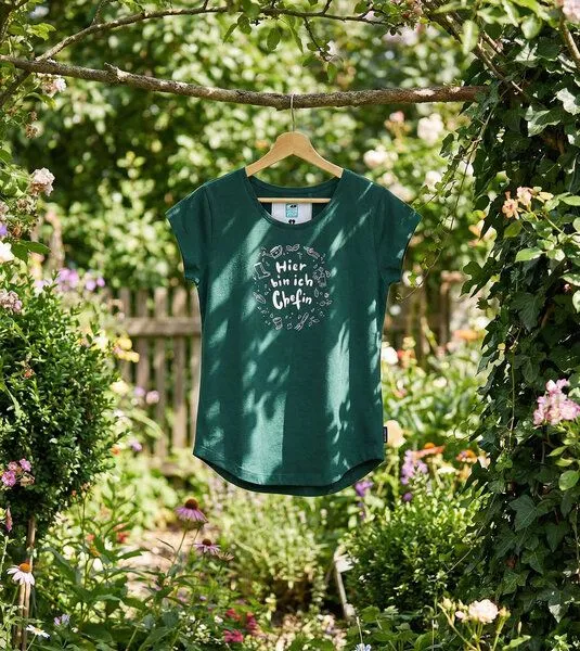 Gary Mash GARY MASH Shirt Asheville Gartenchefin aus Bio-Baumwolle, Grün, – Produktbild 4 von 4