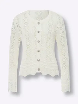 heine Ajourstrickjacke champagner – Produktbild 1 von 1