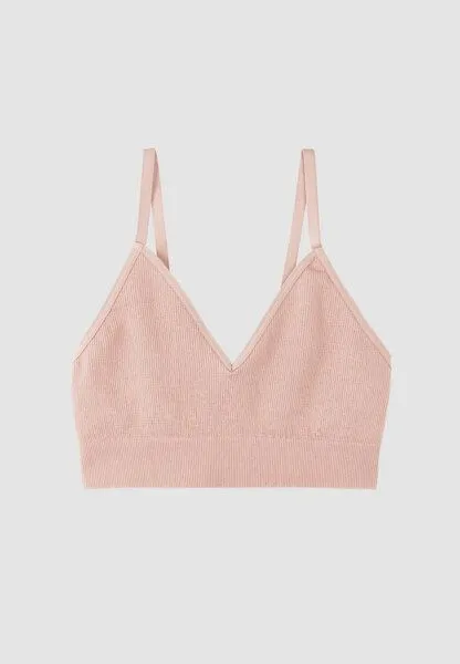 recolution Damen Rib Bra aus Bio-Baumwollmix - KALMIA - recolution, Pale rose (rosa), – Produktbild 1 von 3