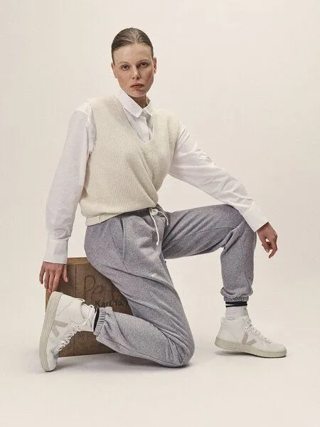 WOTE WOTE Strick Pullunder aus nachhaltiger Merino Wolle, Off-white, – Produktbild 1 von 2
