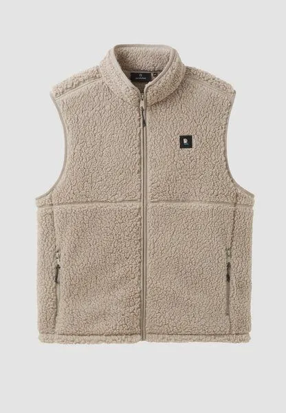 recolution Herren Fleeceweste aus recyceltem Polyester - TEASEL - recolution, Hazel brown (braun), – Produktbild 1 von 4