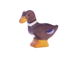 Holztiger Holztiger Holzfigur Ente Maße 7 x 1,9 x 5,5 cm – Produktbild 1 von 1