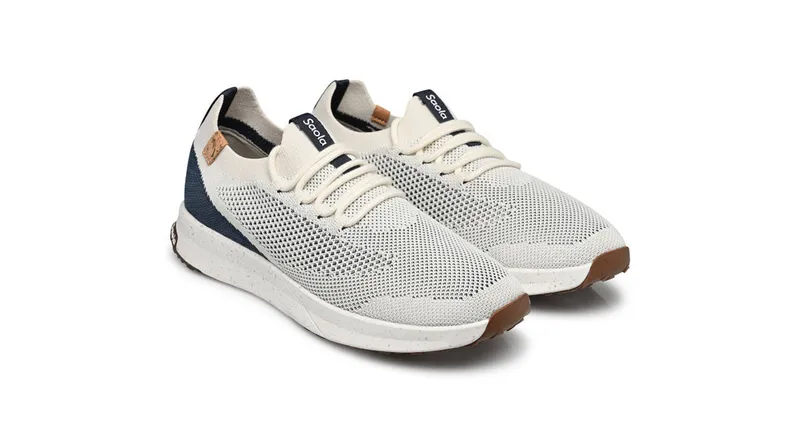 SAOLA SAOLA Herren vegan Sneaker Herren Tsavo 2.0 Weiß / Navy, Extra dunkelblau, – Produktbild 2 von 2